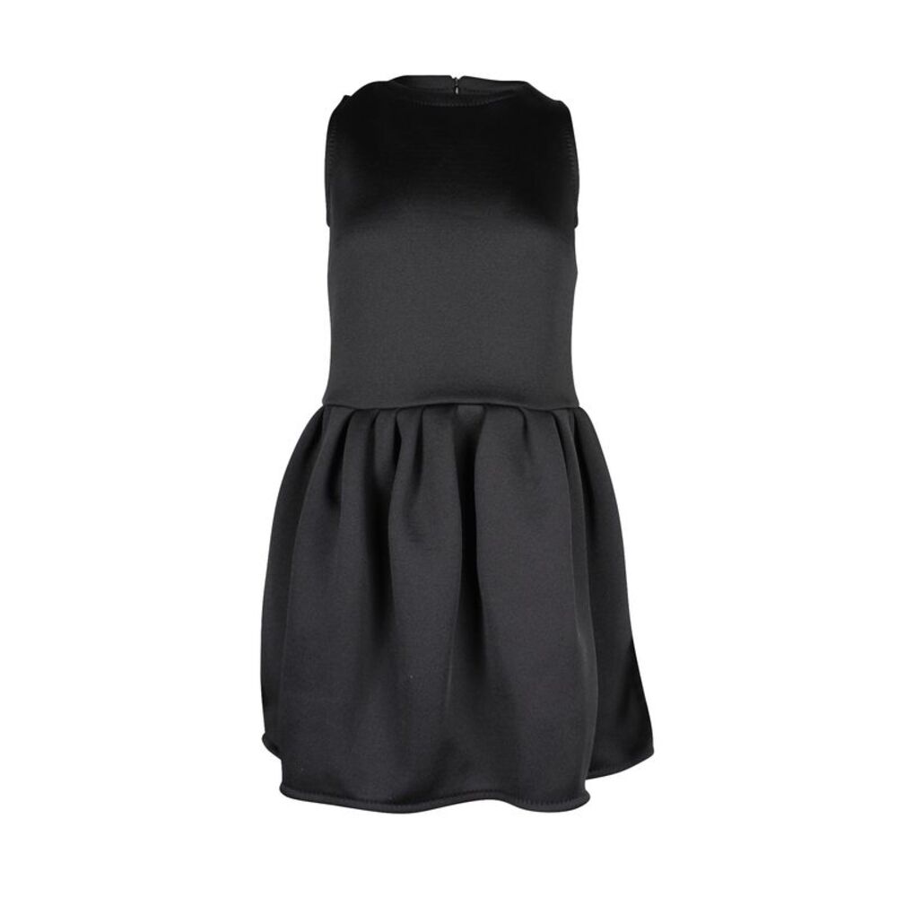 Max Mara Shock Jersey Mini Dress in Black Polyester